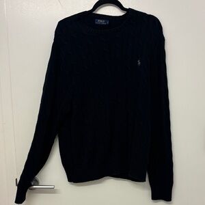 Polo by Ralph Lauren Men's Navy Crewneck Sweater